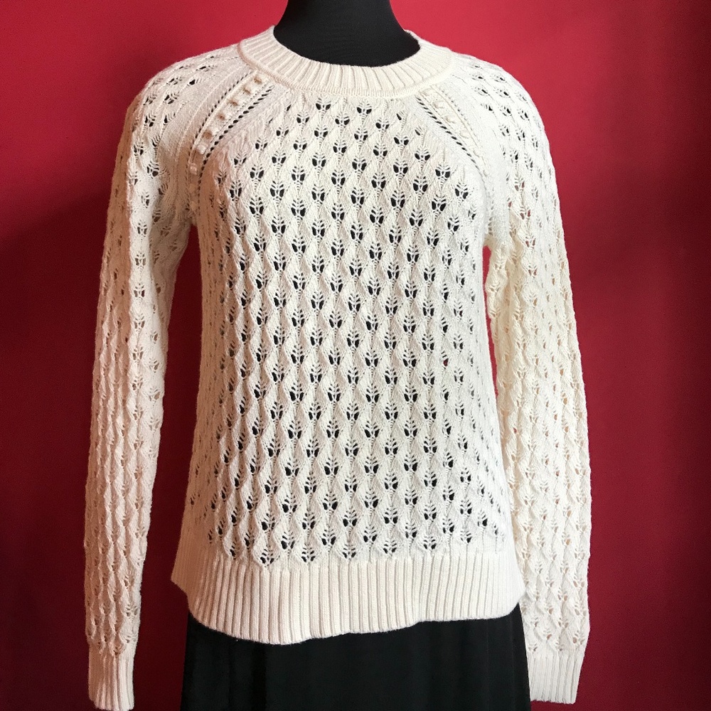 LOFT Winter White Sweater